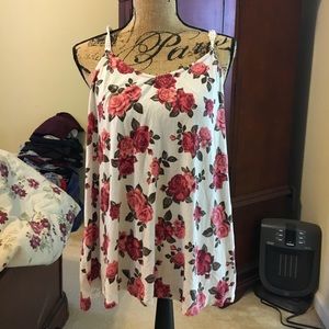 floral tank top